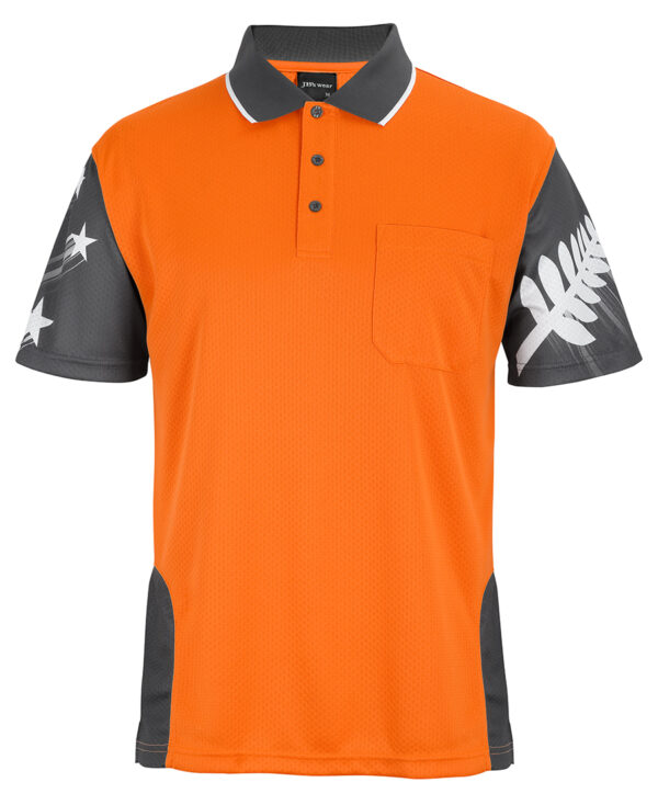 Hi Vis NZ Fern Polo - Image 3