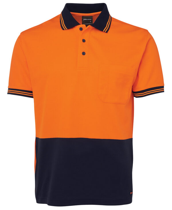 JB's Hi Vis S/S Cotton Back Polo - Image 5