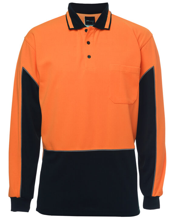 JB's Hi Vis L/S Gap Polo - Image 3