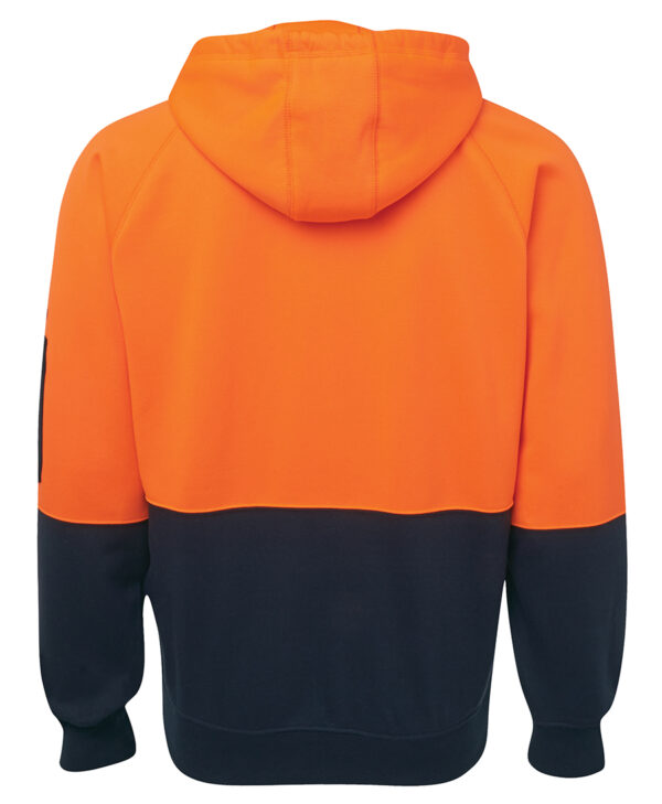 JB's Hi Vis Full Zip Fleecy Hoodie - Image 4