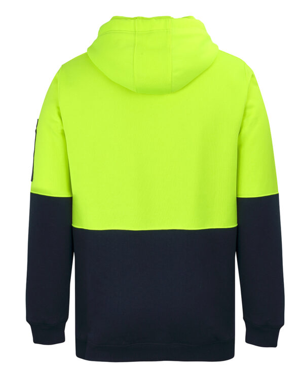 JB's Hi Vis 1/2 Zip Hoodie - Image 2