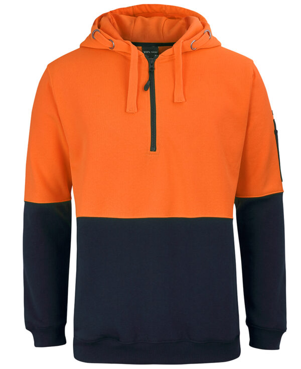 JB's Hi Vis 1/2 Zip Hoodie - Image 3