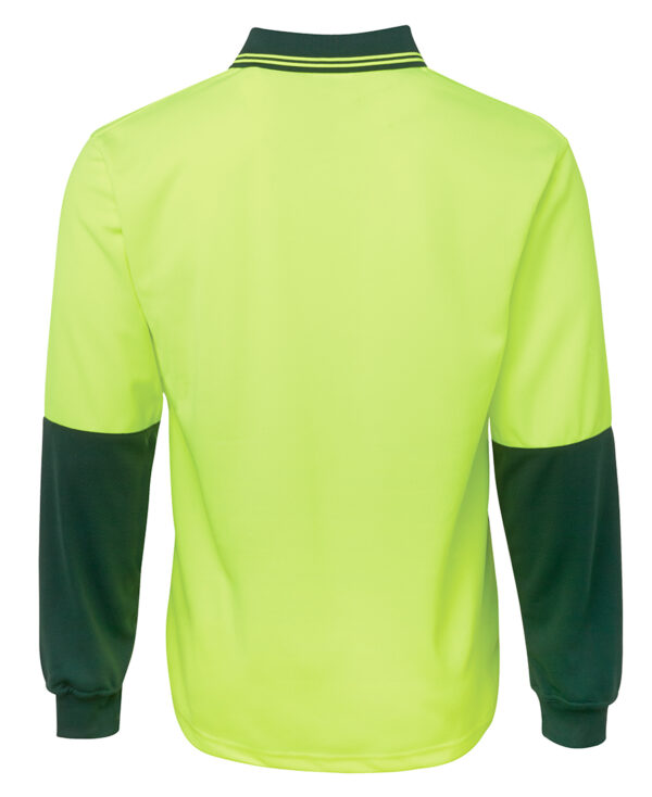 JB's Hi Vis L/S Traditional Polo - Image 4