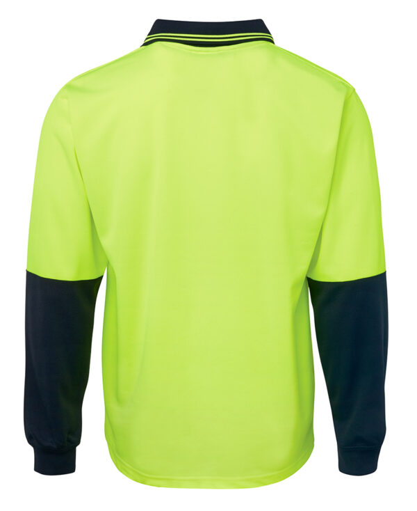 JB's Hi Vis L/S Traditional Polo - Image 6
