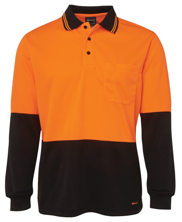 JB's Hi Vis L/S Traditional Polo - Image 11