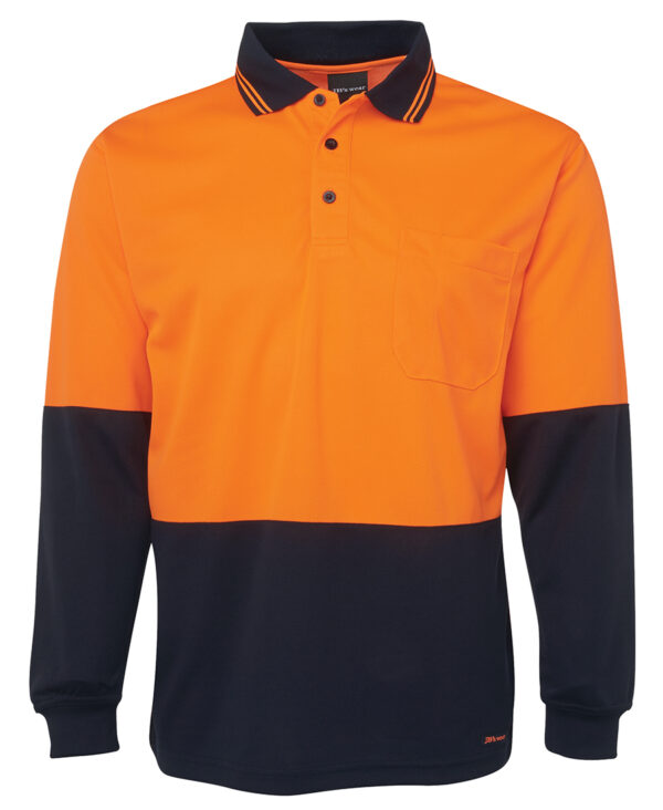 JB's Hi Vis L/S Traditional Polo - Image 13