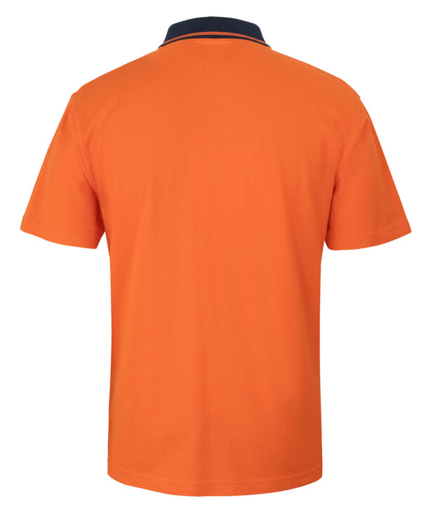 JB's Hi Vis S/S Cotton Pique Trad Polo - Image 2