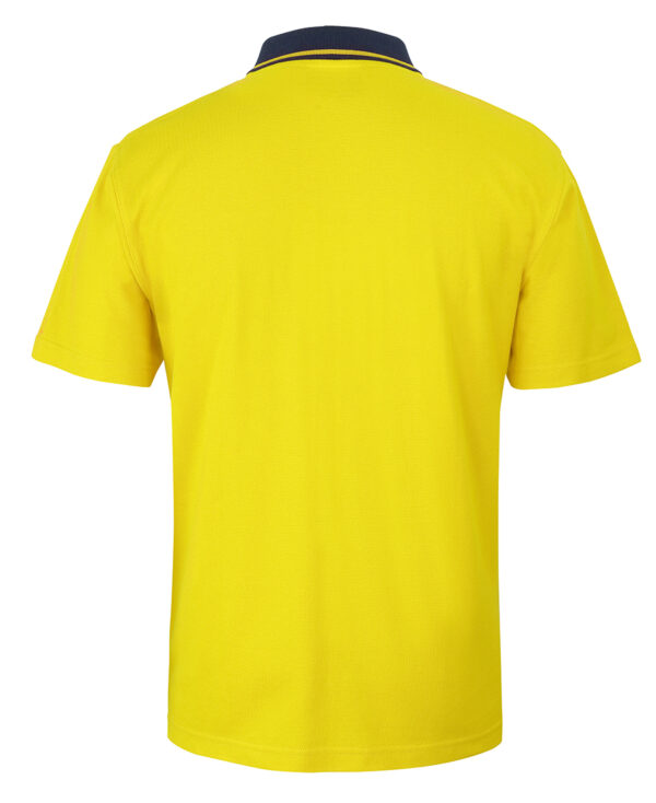 JB's Hi Vis S/S Cotton Pique Trad Polo - Image 4