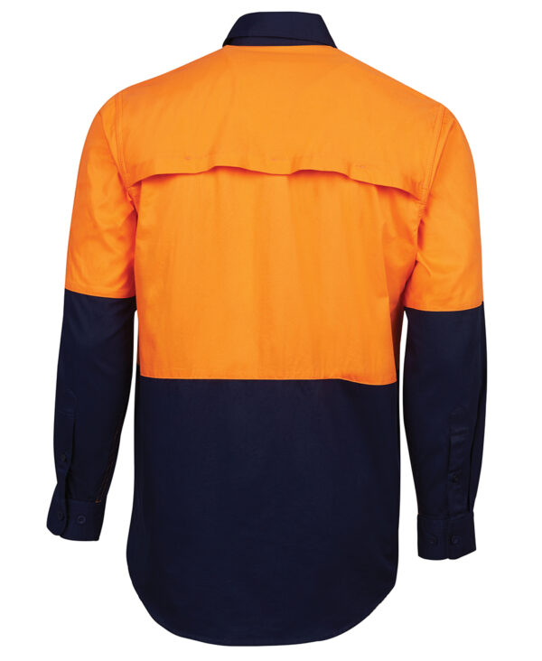 JB's Hi Vis L/S 150G Work Shirt - Image 4