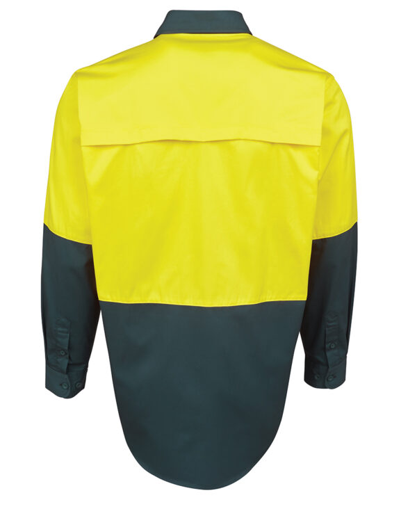 JB's Hi Vis L/S 150G Work Shirt - Image 6