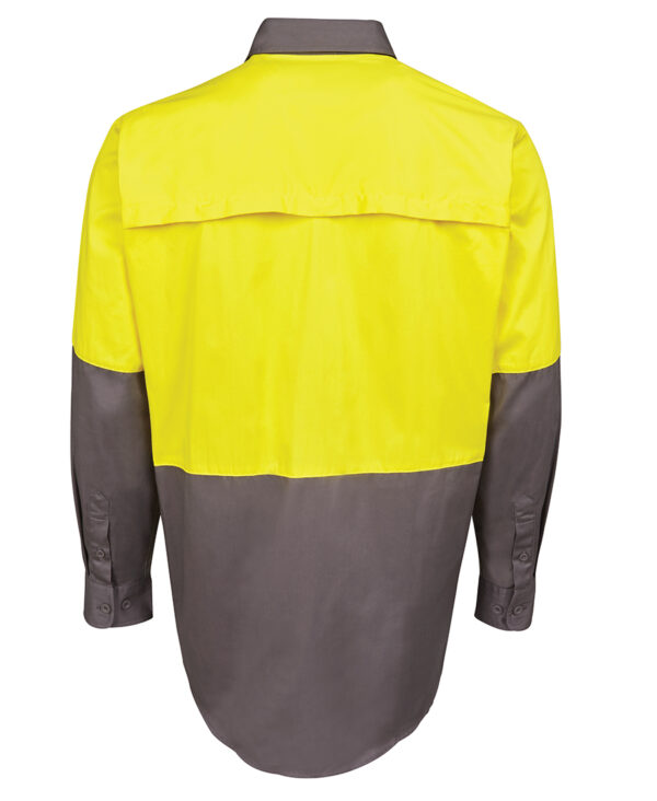 JB's Hi Vis L/S 150G Work Shirt - Image 8