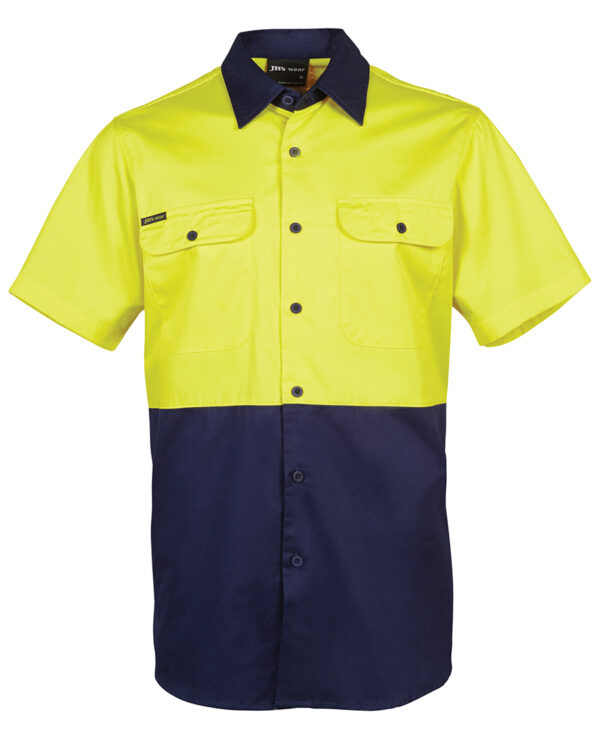 JB's Hi Vis S/S 150G Work Shirt - Image 3
