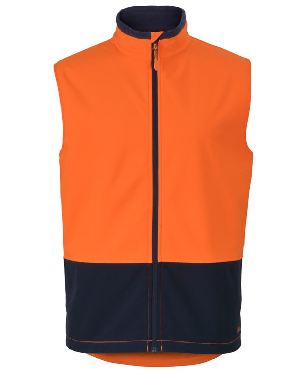 JB's Hi Vis Three Layer Softshell Vest - Image 3