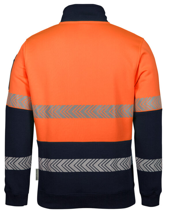 JB's Hi Vis ½ Zip Segmented Tape Fleecy - Image 4