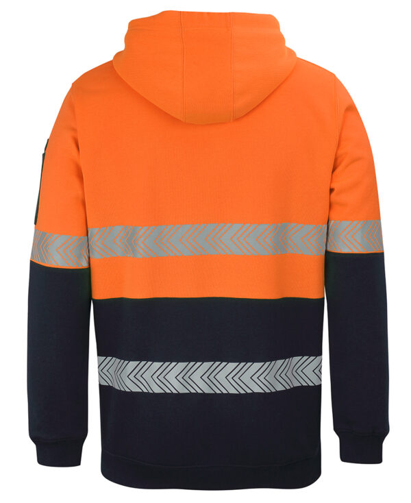 JB's Hi Vis (D+N) 1/2 Zip Segmented Tape Hoodie - Image 4