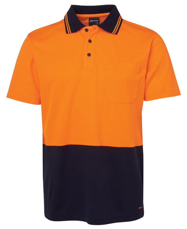 JB's Hi Vis Non Cuff S/S Cotton Back - Image 3