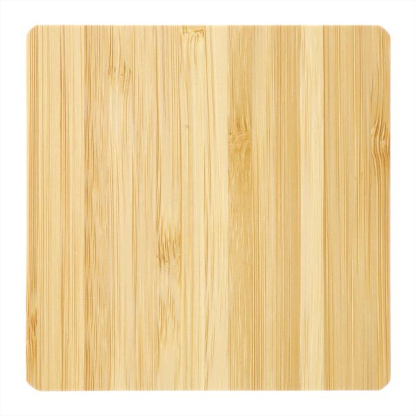 FSC Bamboo Wireless Charging Pad with Dual Outputs - Image 7