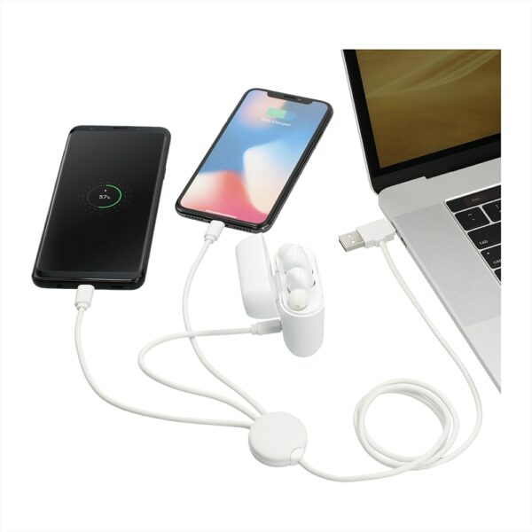 5-in-1 Charging Cable with Antimicrobial Additive - Image 2