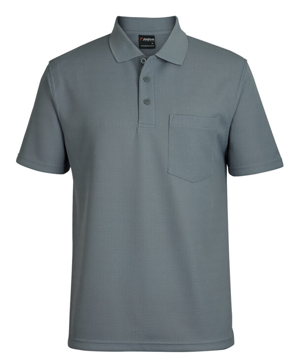 Podium Waffle Pocket Polo - Image 3
