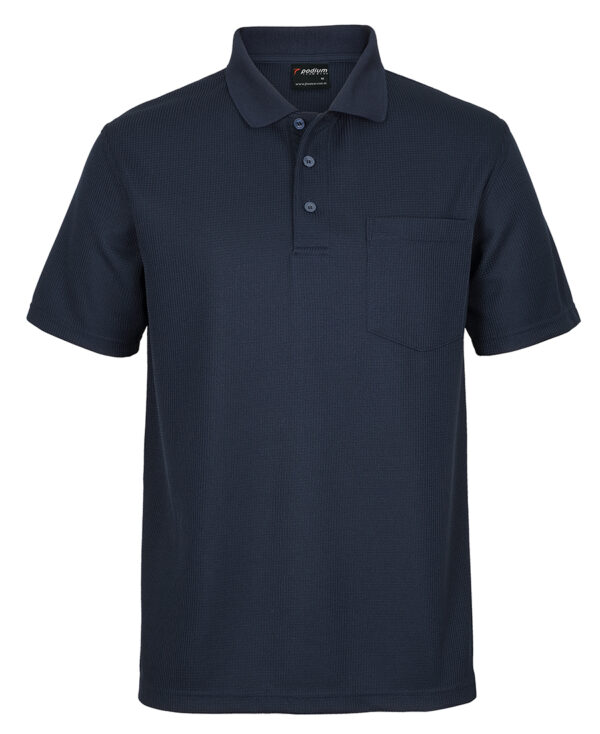 Podium Waffle Pocket Polo - Image 5