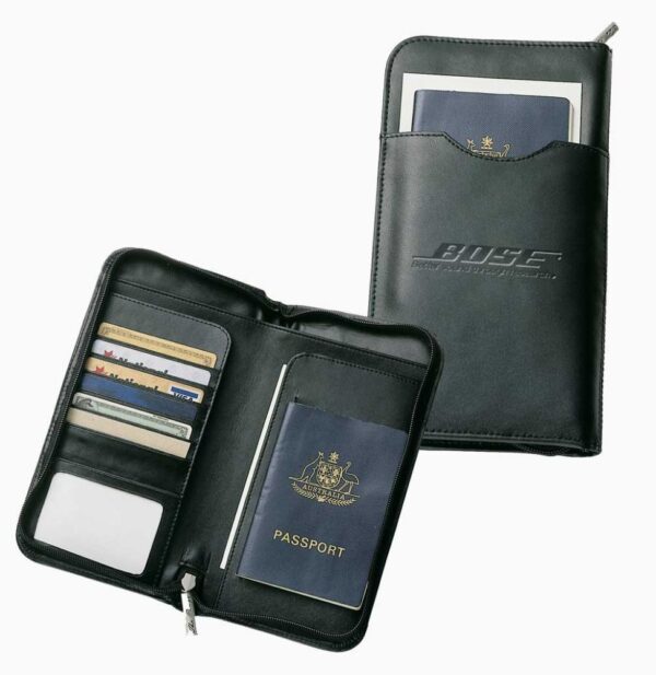 Leather Travel Wallet - Image 2