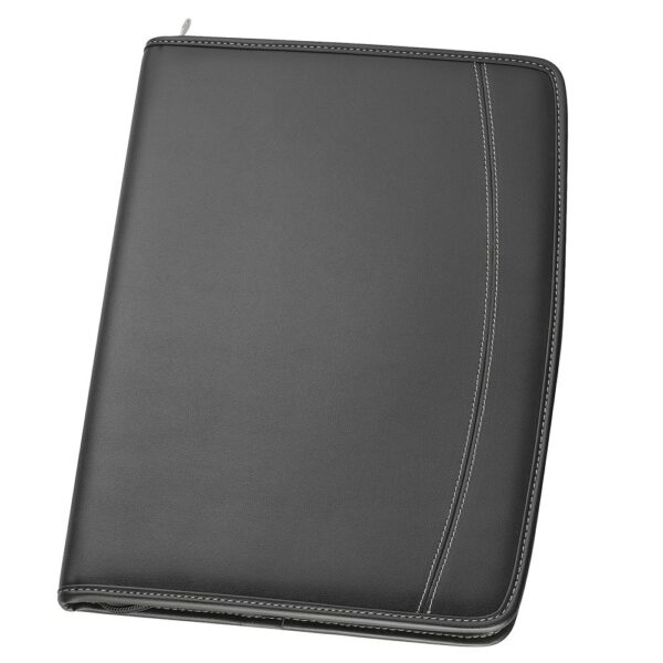 The Flare A4 Imitation Leather Zip Compendium - Image 2
