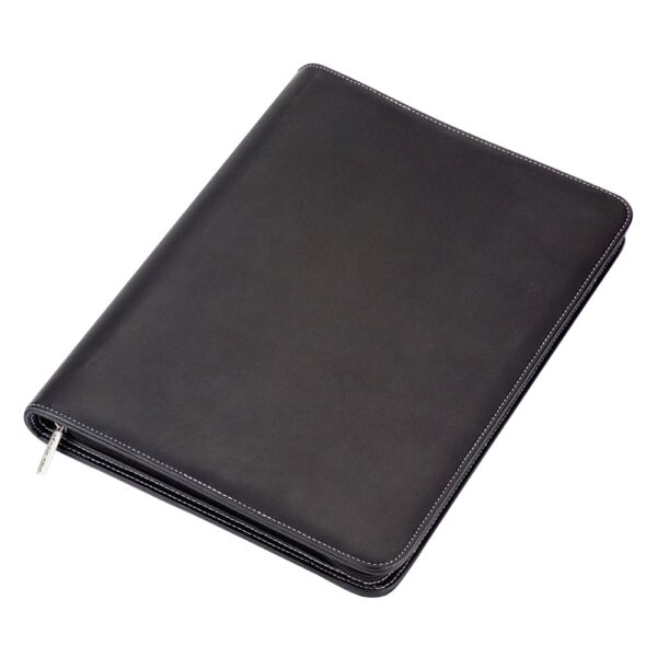 Manchester A4 Imitation Leather Zip Compendium - Image 2
