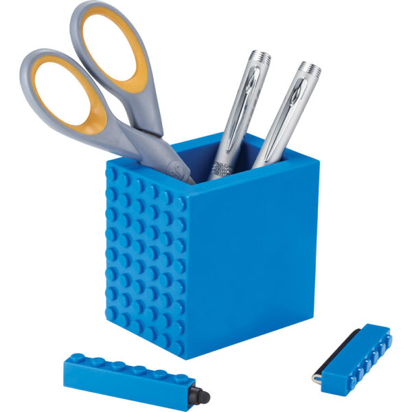 Office Block 3 in 1 Pen Pot - Image 5
