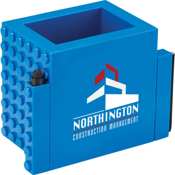 Office Block 3 in 1 Pen Pot - Image 7