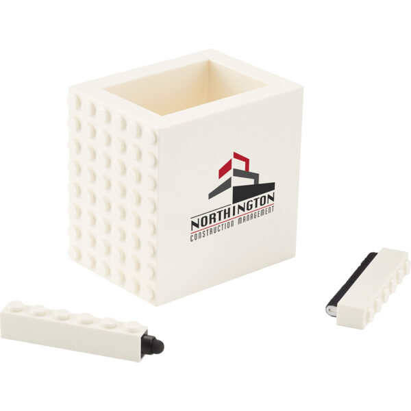 Office Block 3 in 1 Pen Pot - Image 18