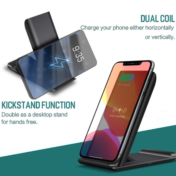 Bolton Foldable Fast Wireless Charge Stand - Image 4