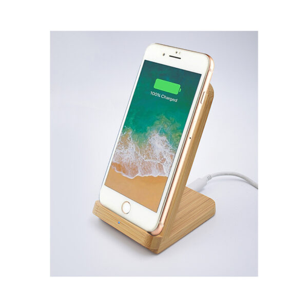Stirling Fast 10W Wireless Bamboo Charger - Image 2