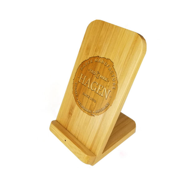 Stirling Fast 10W Wireless Bamboo Charger - Image 4
