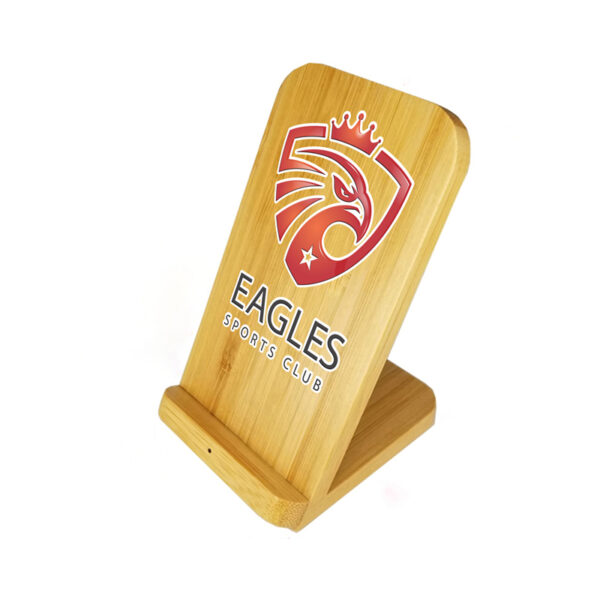 Stirling Fast 10W Wireless Bamboo Charger - Image 3