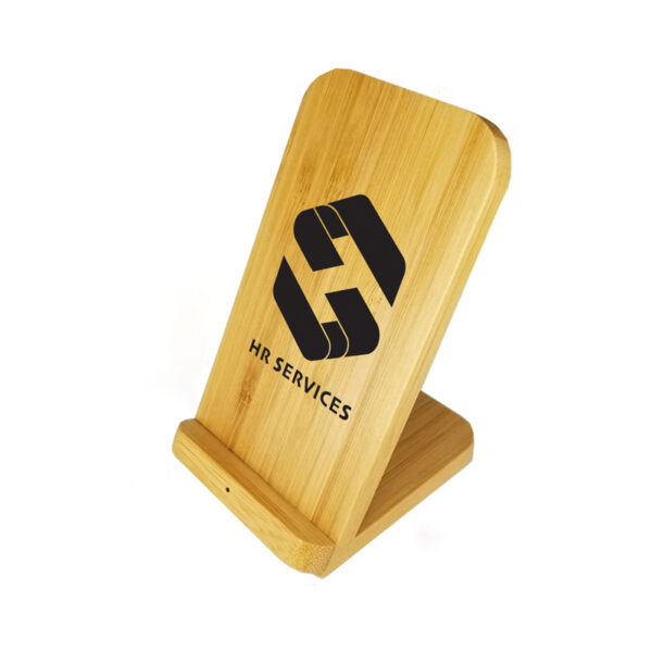 Stirling Fast 10W Wireless Bamboo Charger - Image 5