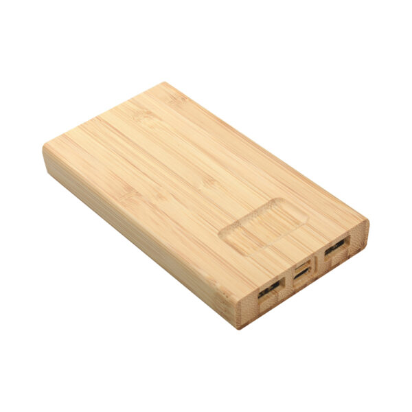 Kendal Bamboo Power Bank - 5000 mAh - Image 7