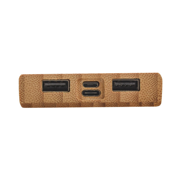 Kendal Bamboo Power Bank - 5000 mAh