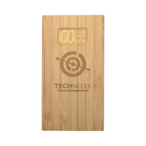 Kendal Bamboo Power Bank - 5000 mAh - Image 6