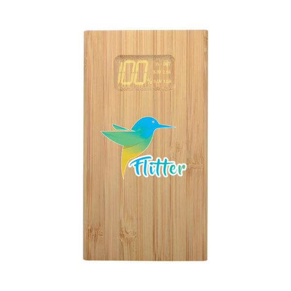 Kendal Bamboo Power Bank - 5000 mAh - Image 5