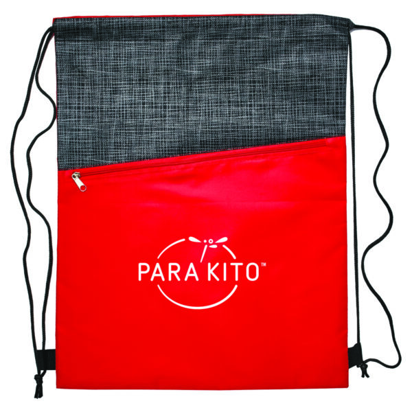 Crosshatch Drawstring Bag - Image 6