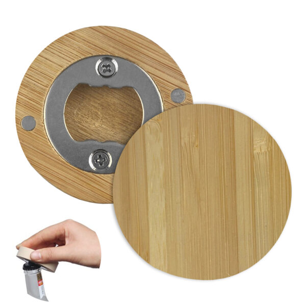 Bamboo Bottle Opener - Image 2