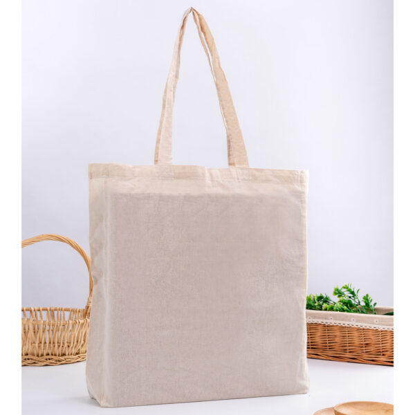 Calico Bag with Gusset - Image 4