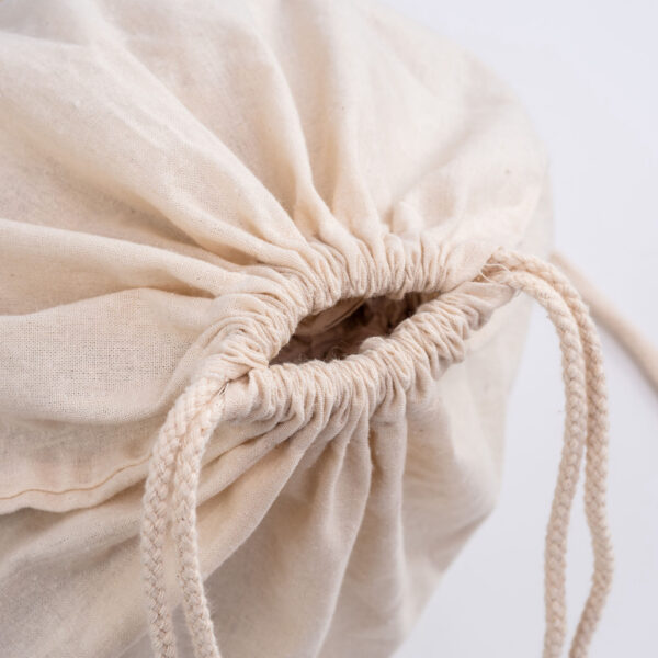 Calico Library Bag Drawstrings - Image 3