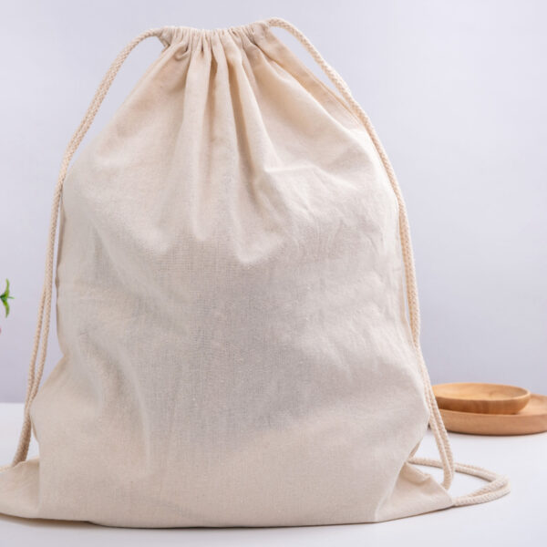 Calico Library Bag Drawstrings - Image 4