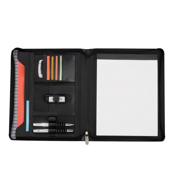 Cutter & Buck Nappa Leather A4 Zippered Compendium