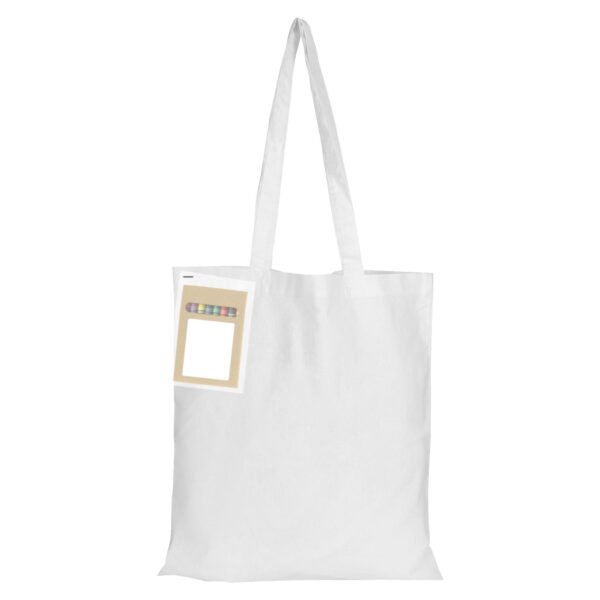 Colouring White Calico Bag No Gusset - Image 2