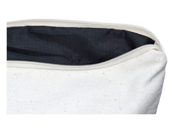 Calico Toiletry/Makeup Bag 17x27x8.5cm - Image 7
