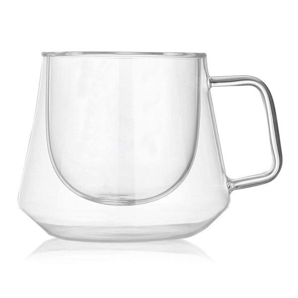 Diamond Glass Coffee Cup - Image 3