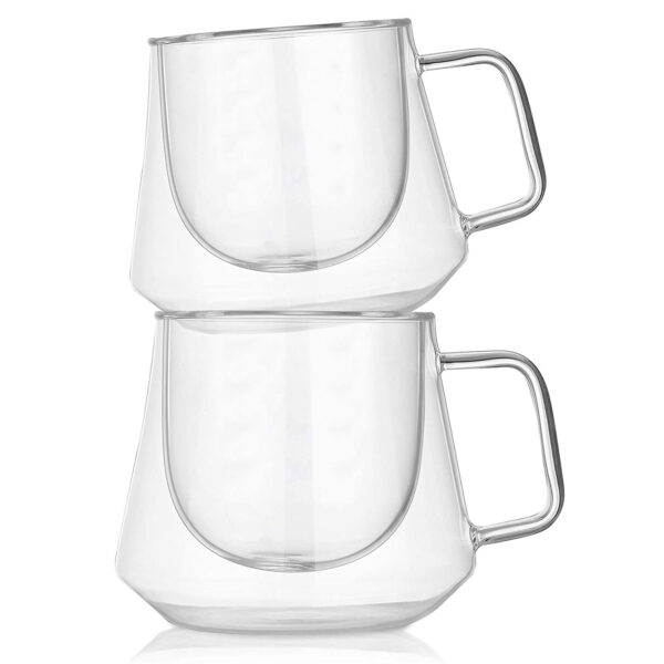Diamond Glass Coffee Cup - Image 4