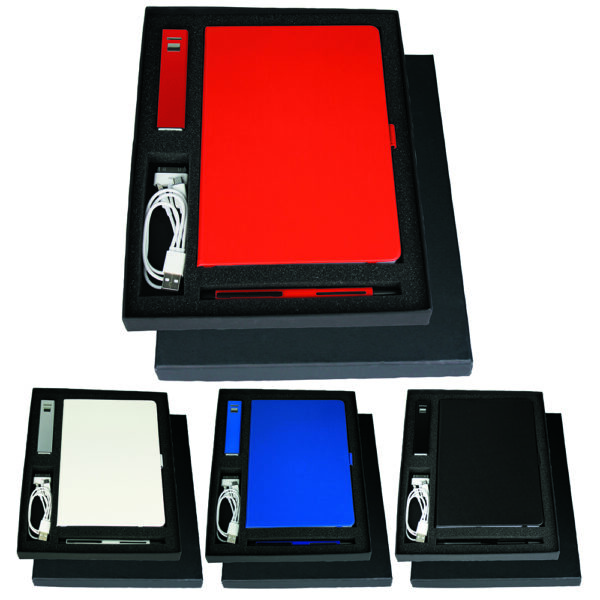 Gift Set with JB1008 Journal, 7701 Jolt Charger & 6016 Lama Pen